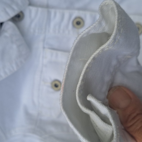 Maurices Girls White Denim Jacket – Size XL - Picture 6 of 6